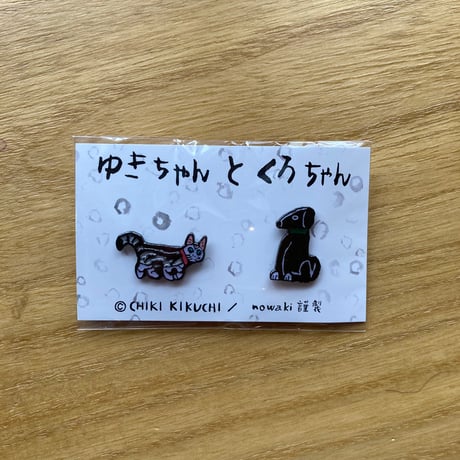 きくちちき｜ゆきのゆきちゃん ピンバッジ